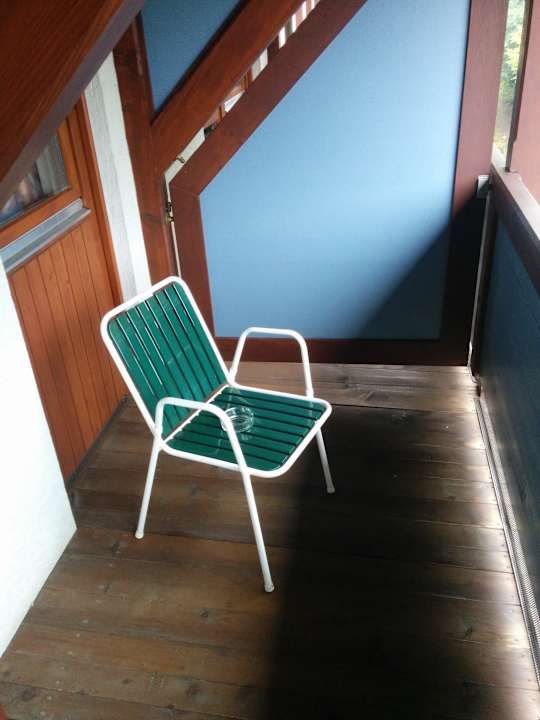 Nice balkony chair.... Hotel Zur Post Laaben