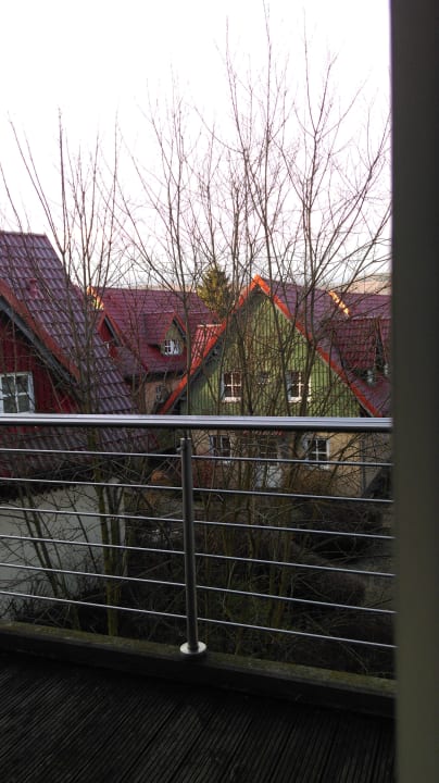 Ausblick vom oberen Appartement Richtung Brocken Hasseröder Ferienpark