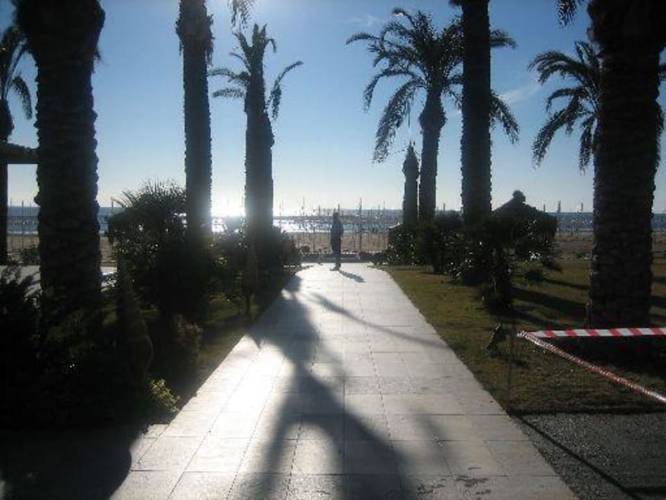 Weg zum Strand Sunis Kumköy Beach Resort Hotel & Spa