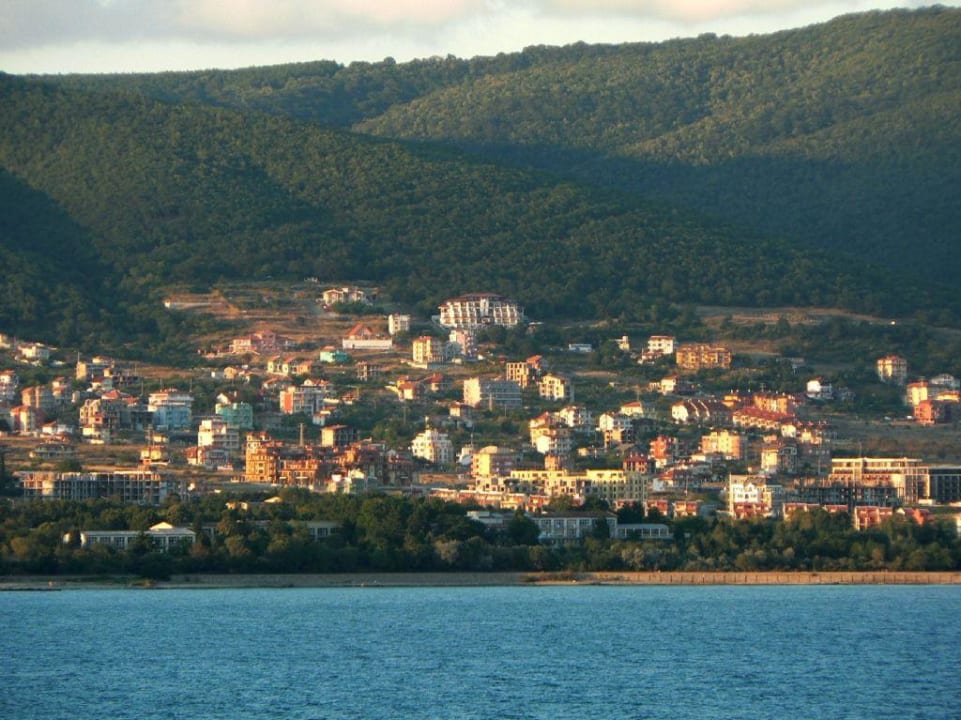 Ausblick links vom Balkon des Zimmers Meliá Sunny Beach
