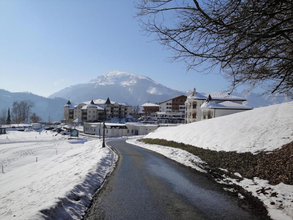 Blick auf die Hotelanlage Wohlfühlresort Peternhof