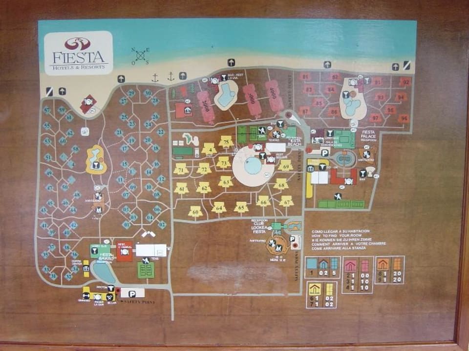 Hotelplan Übersichtsplan Grand Palladium Select Bávaro Resort & Spa
