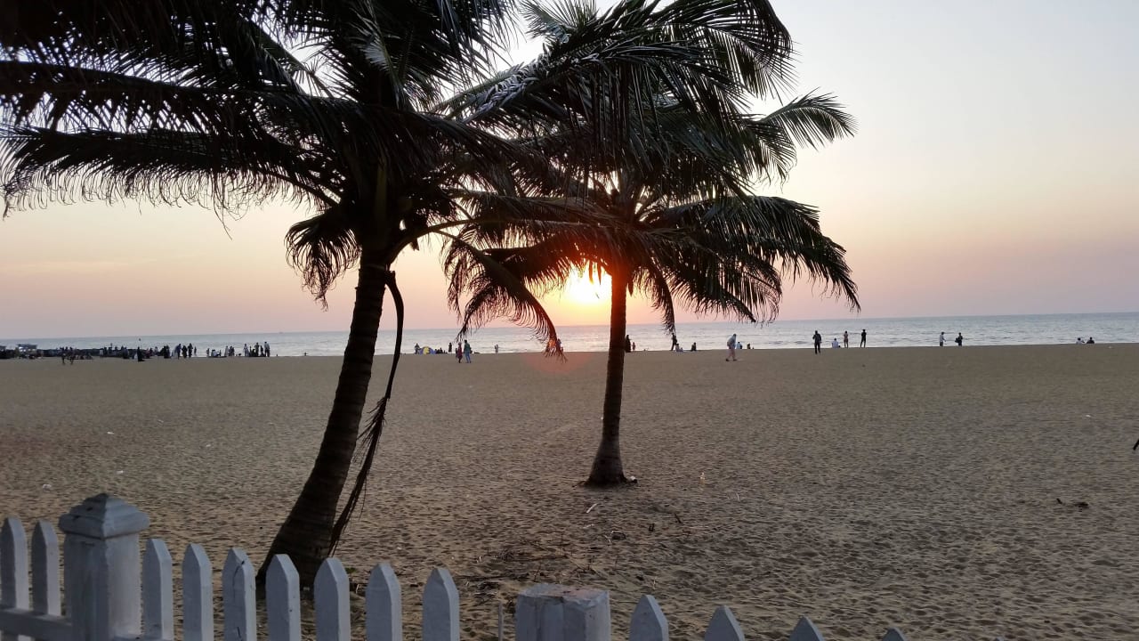 Sonnenuntergang Goldi Sands Hotel