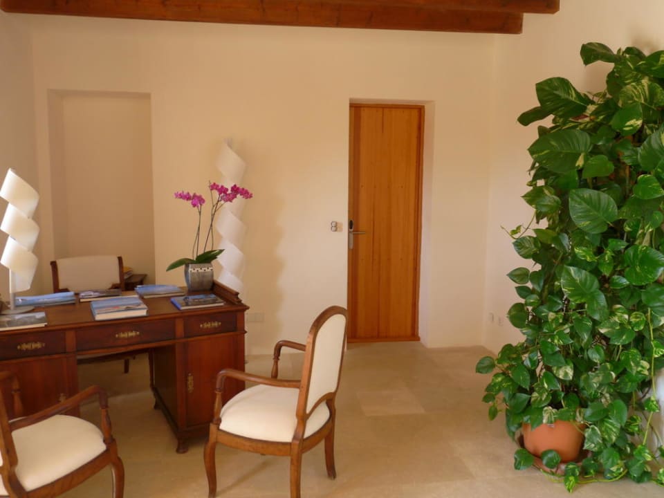 Das Zimmer Nr. 8 direkt vor der Rezeption Son Penya Petit Hotel