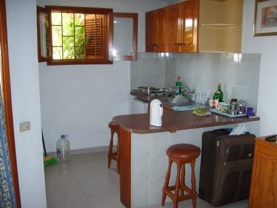 Küche im Bungalow HL Miraflor Suites Hotel