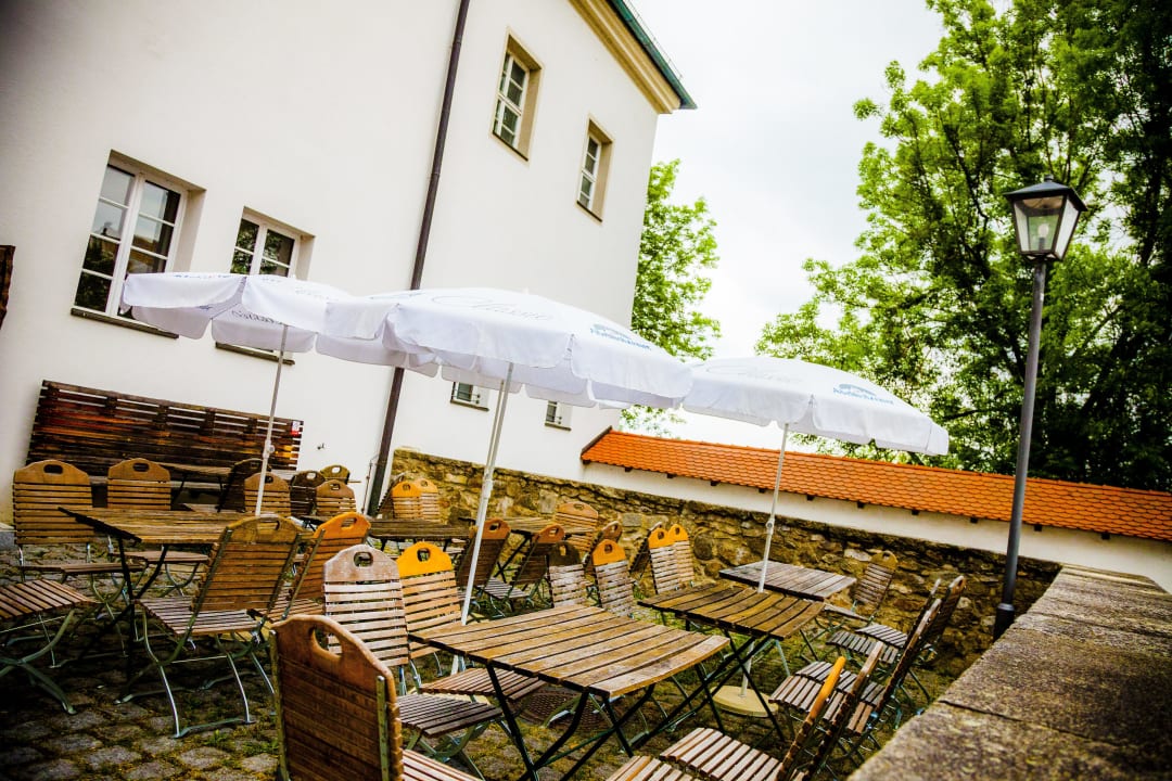 Biergarten Ambiente Jugendherberge Passau