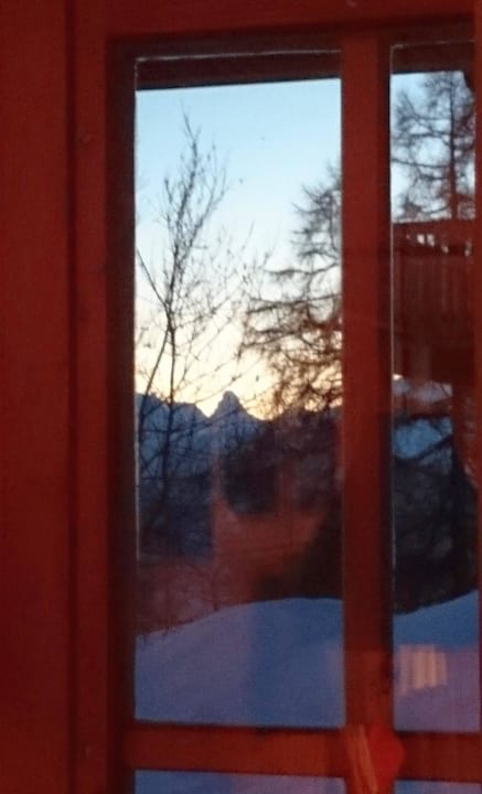 Matterhorn-Blick am Abend Ferienwohnung Jonathan Parterre