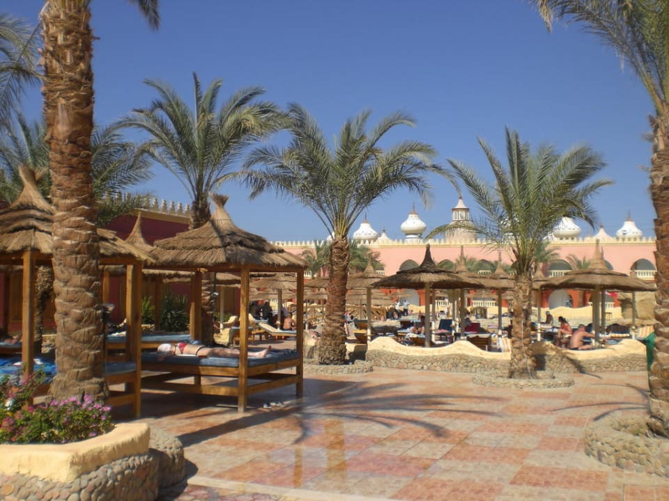 Blick vom Restaurant Pickalbatros Alf Leila Wa Leila Resort - Neverland Hurghada