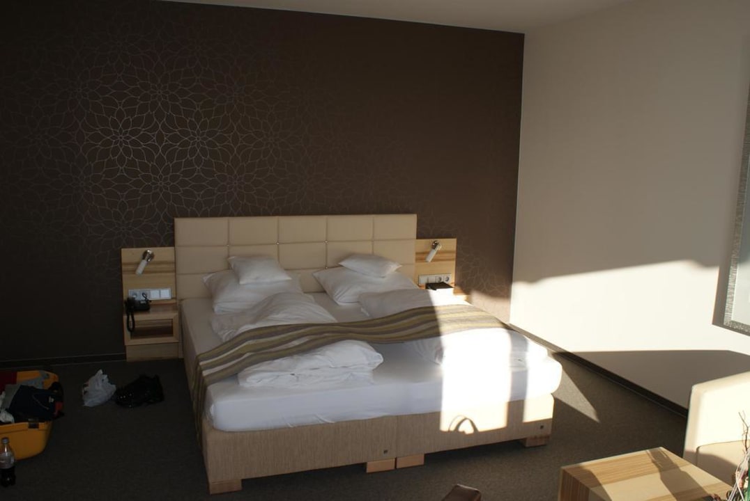 Doppelbett / Panorama Pool Suite Thula Wellnesshotel Bayerischer Wald