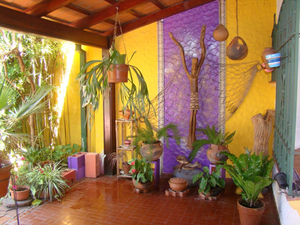 Vista galería cubierta Hotel La Candela