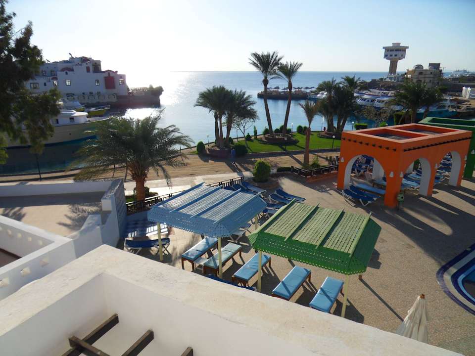 Ausblick zum Hafen Arabella Azur Resort