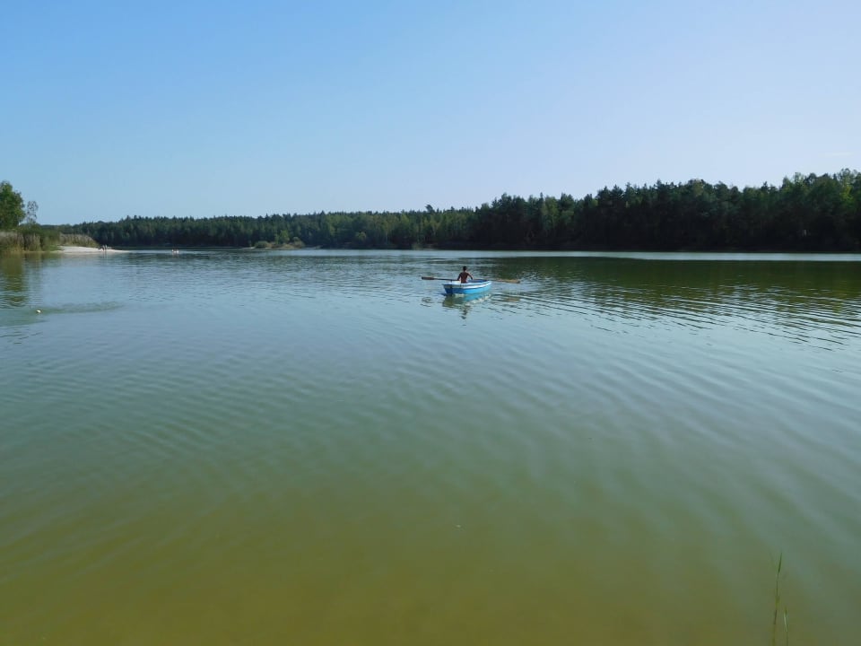 Boot ist zur kostenlosen Nutzung Naherholungsgebiet am Rückersdorfer See