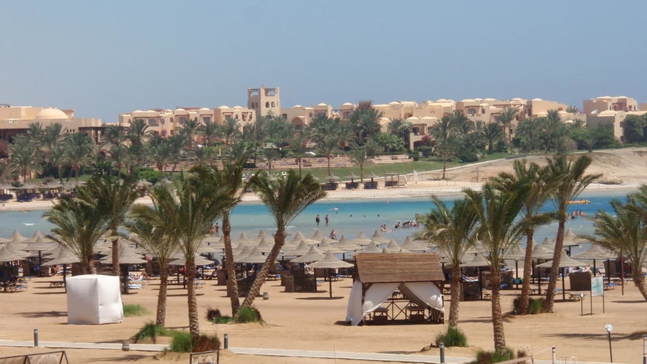 Blick aus unserem Hotelzimmer Jaz Solaya