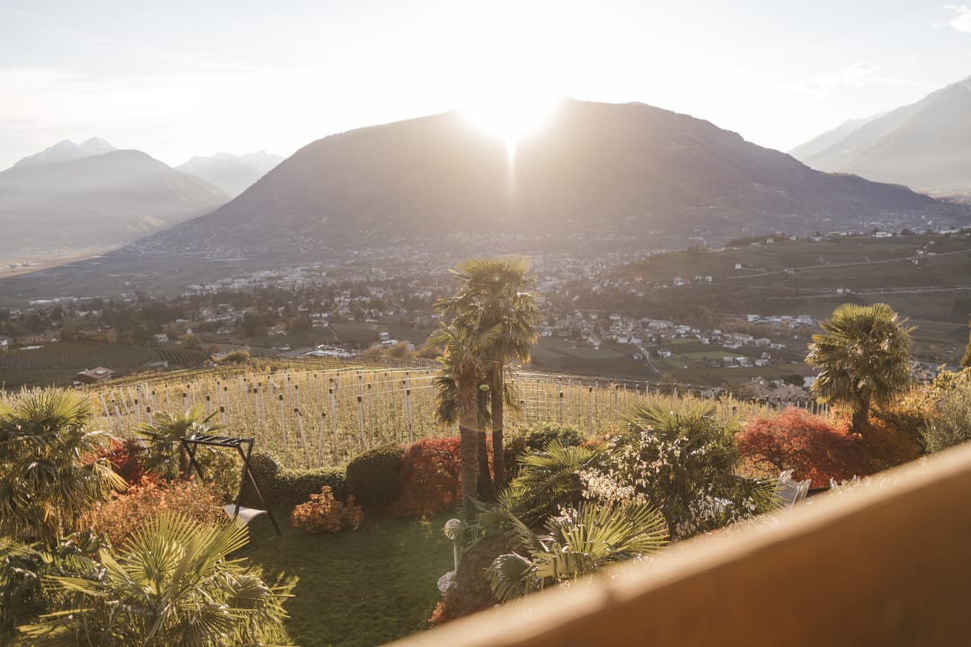 Ausblick Pension Zum Burggräfler