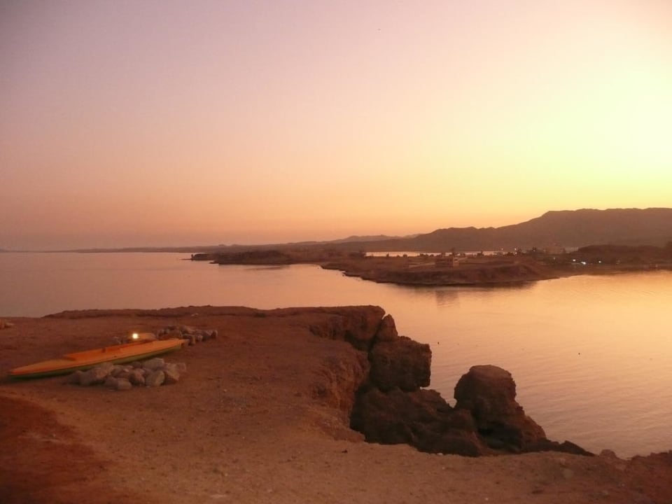 Ausblick by night Albatros Sharm Resort