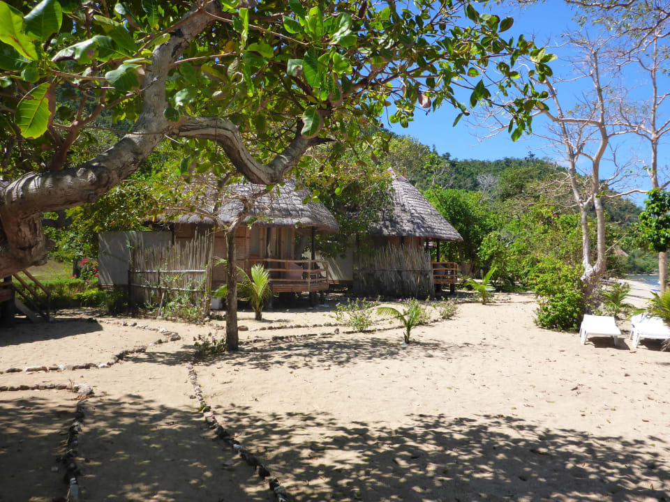 Weg zum Restaurant Cashew Grove Beach Resort