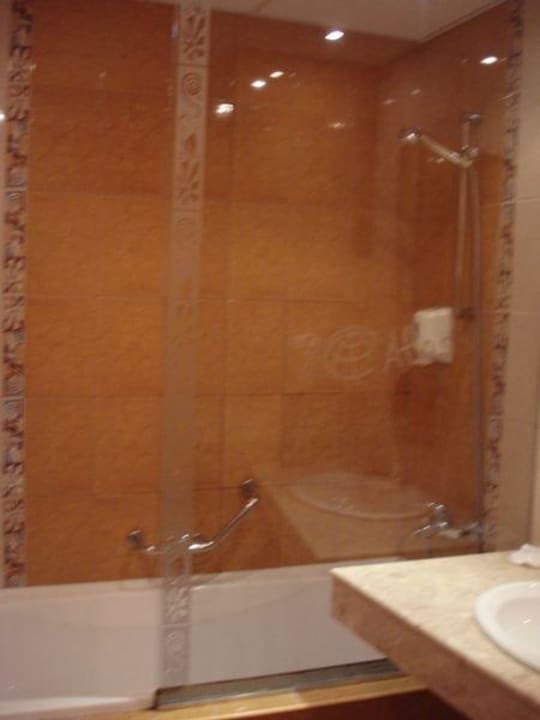 Die Dusche / Badewanne Hotel Atlas