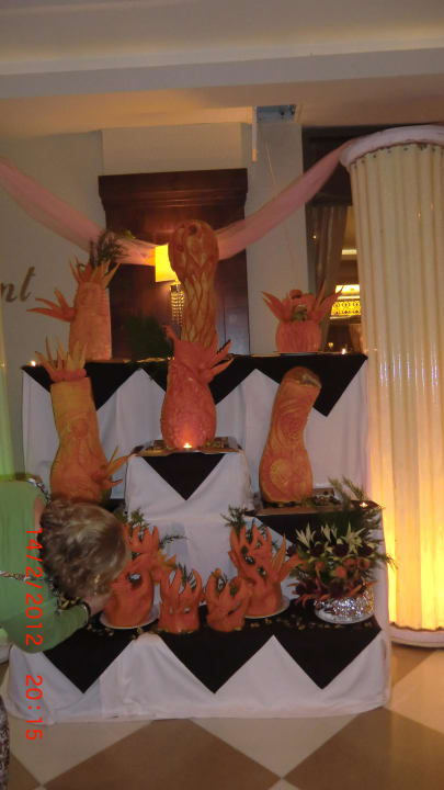 Gemüseschnitzereien Aydinbey Kings Palace & Spa