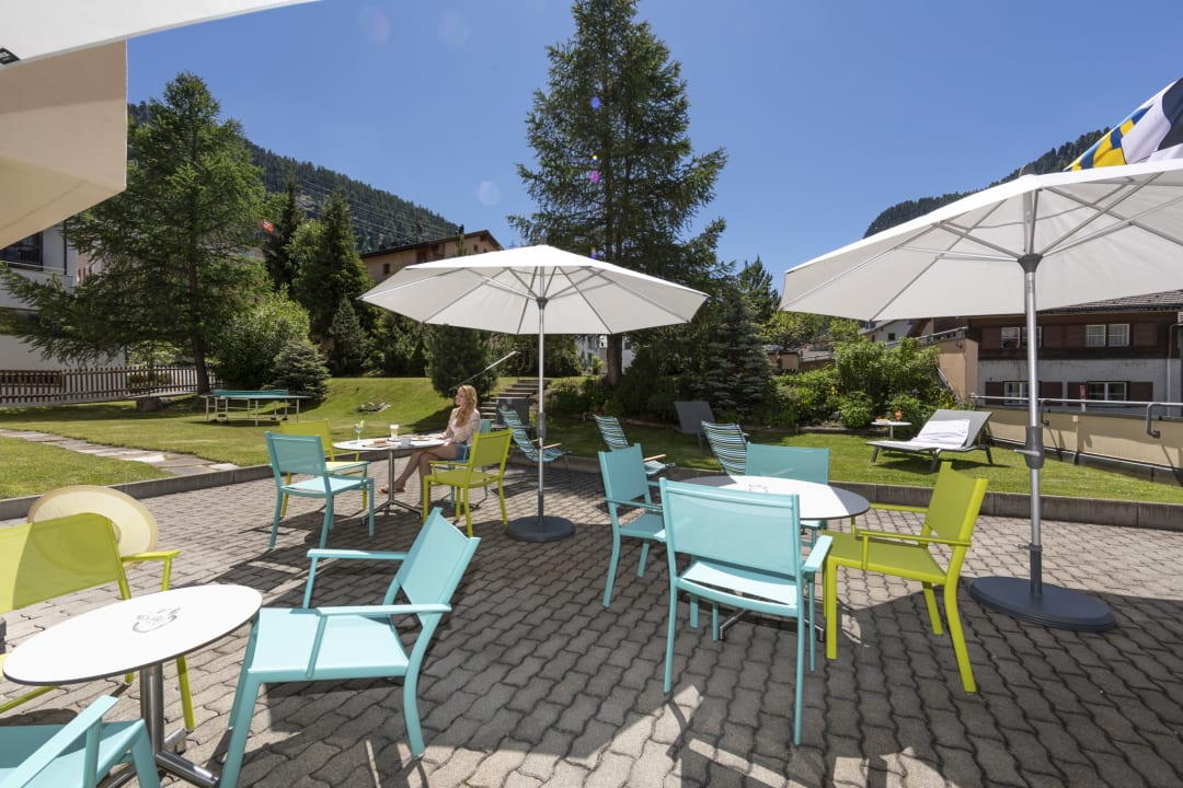 Gartenanlage Hotel Chesa Mulin Garni