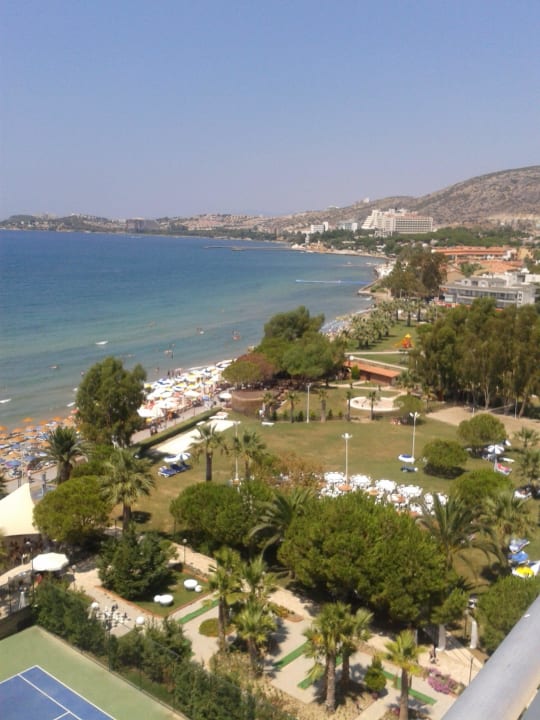 Anlage von der Dachterrasse Hotel Ephesia