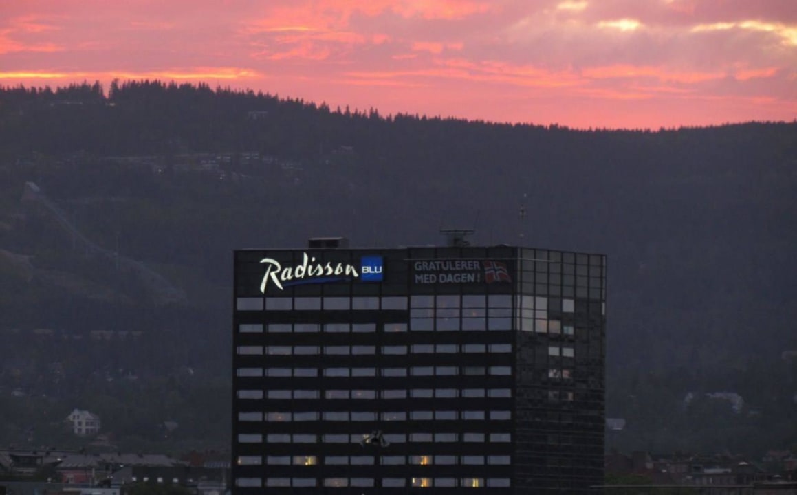 Top at sunset Radisson Blu Hotel Scandinavia