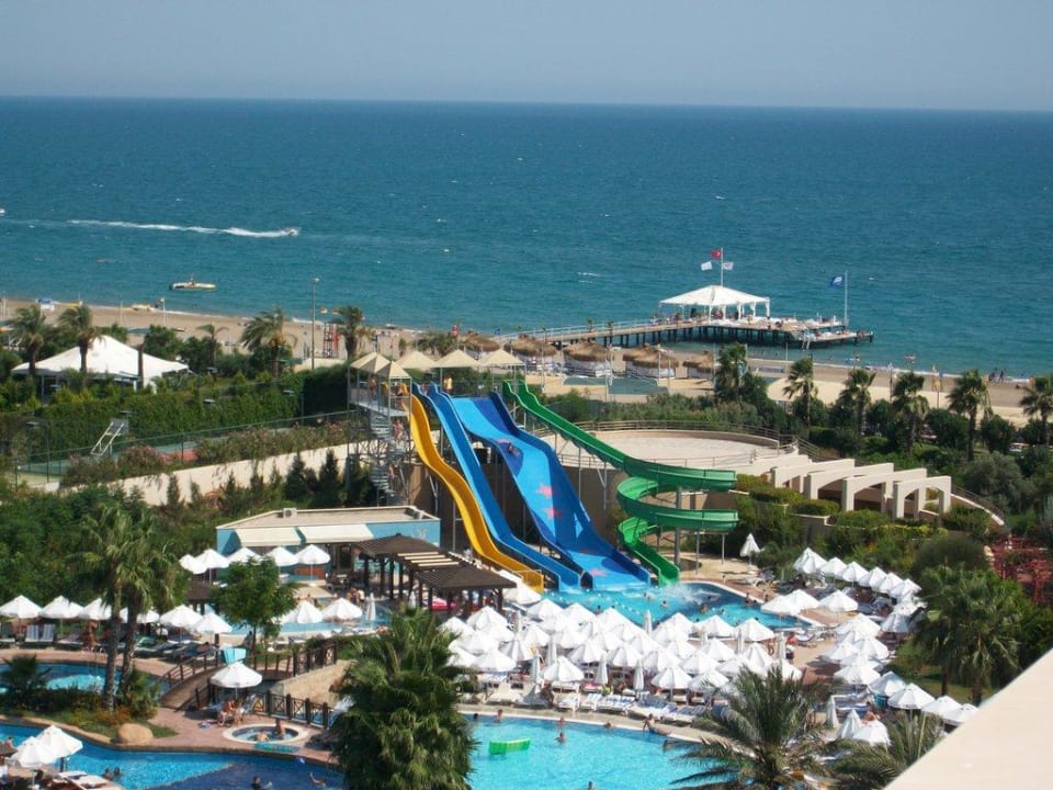 Der Ausblick vom Balkon Fame Residence Lara & Spa