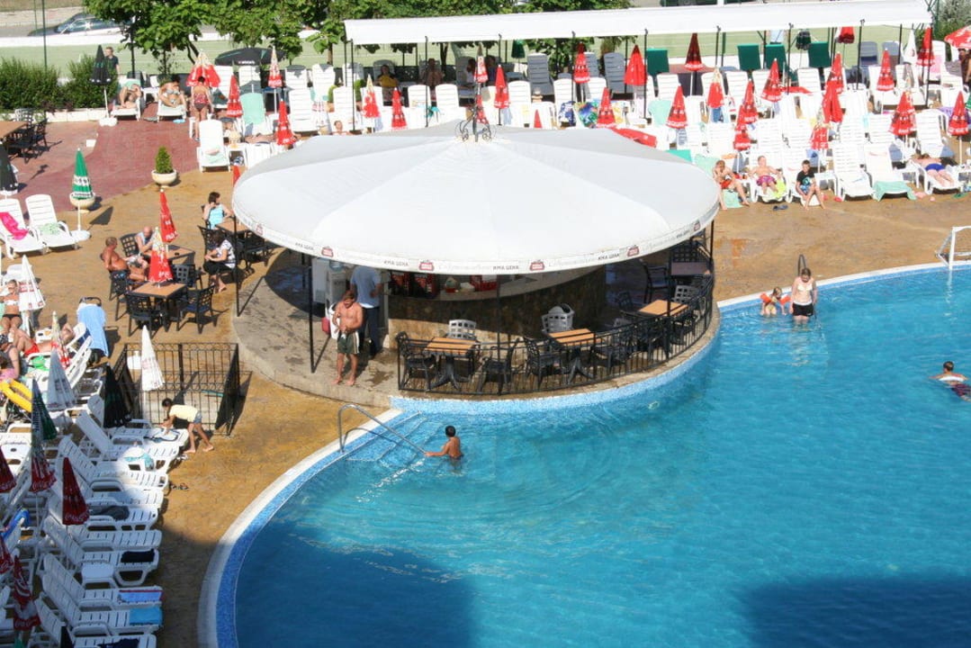 Blick vom "Zwischengang" aus der 4.  Etage Bella Vista Beach Club