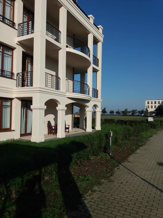 Außenansicht Hotel Yachthafenresidenz Hohe Düne