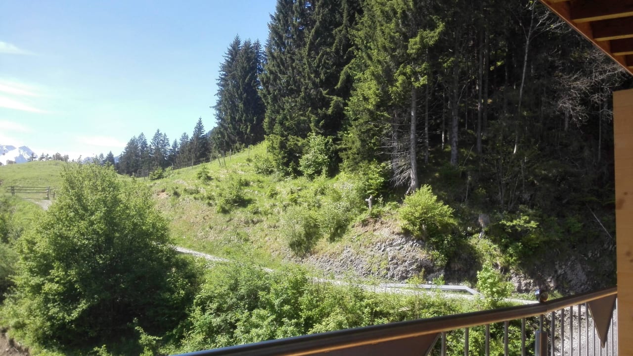 Ausblick vom Balkon Panoramahotel Talhof Garni