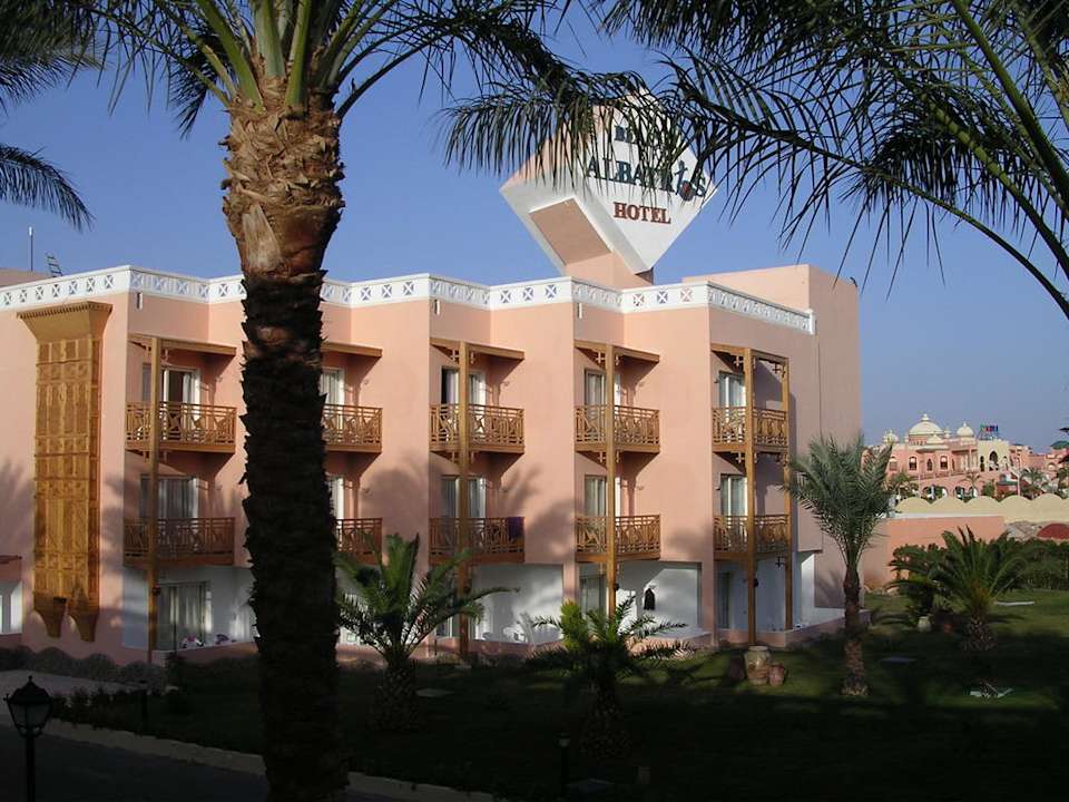 Ausblick vom Balkon des Bungalows Beach Albatros Resort