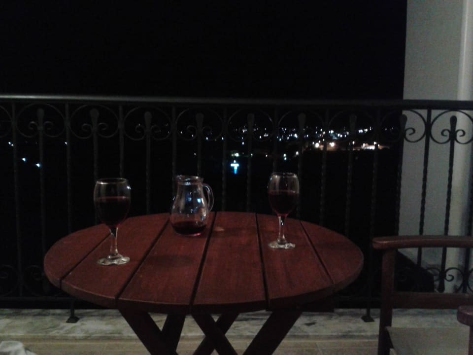 Balkon; Blick aus Meer Hotel Geranion Village