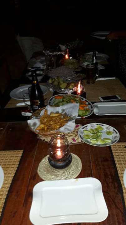 Grillen am Strand im Juli 2016 Hotel Haus am Meer Wilde Ananas