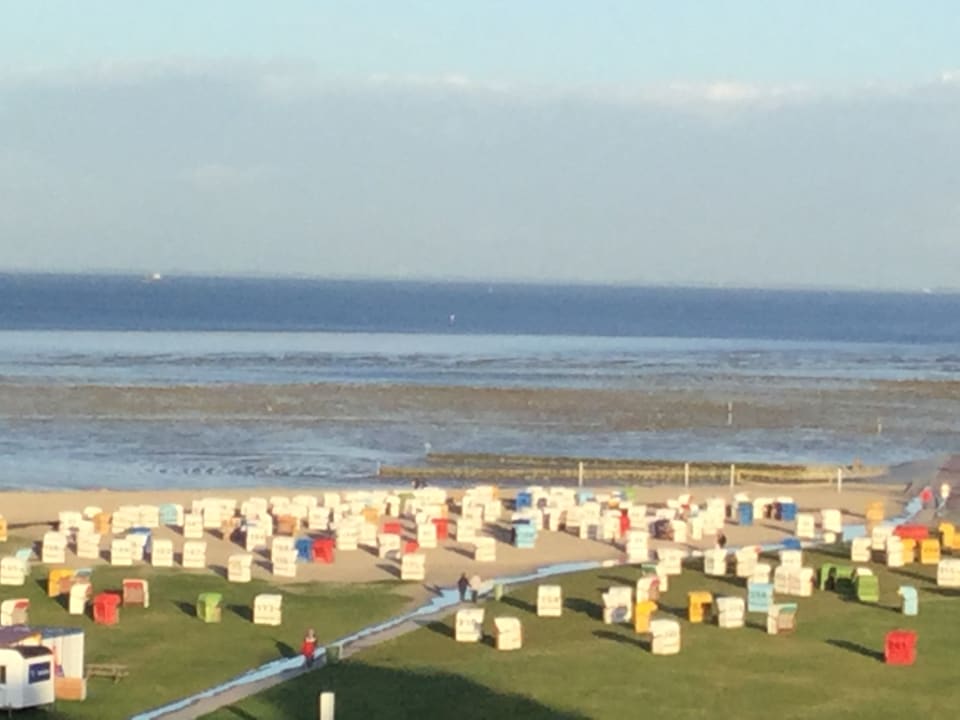 Ausblick Upstalsboom Hotel am Strand