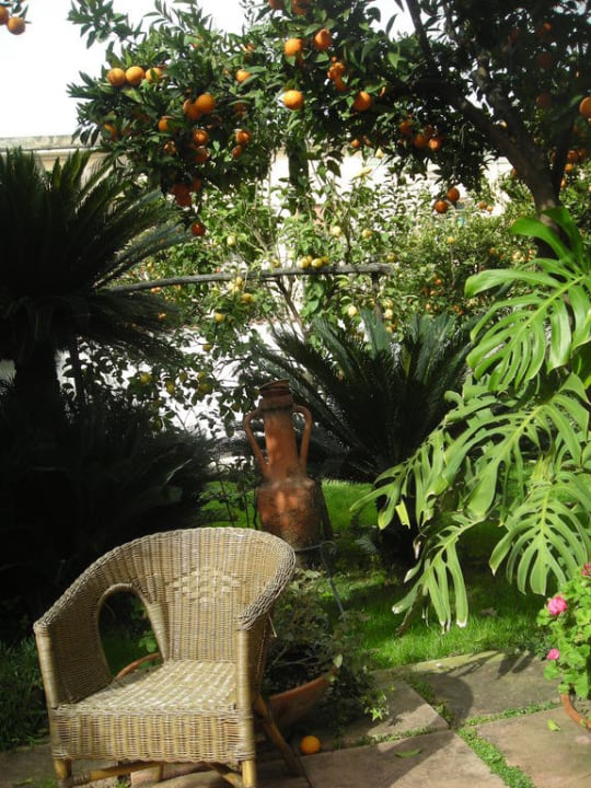 Garten /Innenhof Hotel Diana Pompei