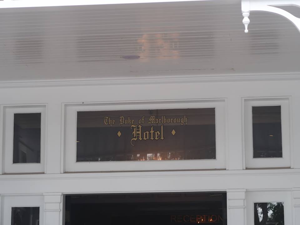 Eingangsschild Hotel The Duke of Marlborough