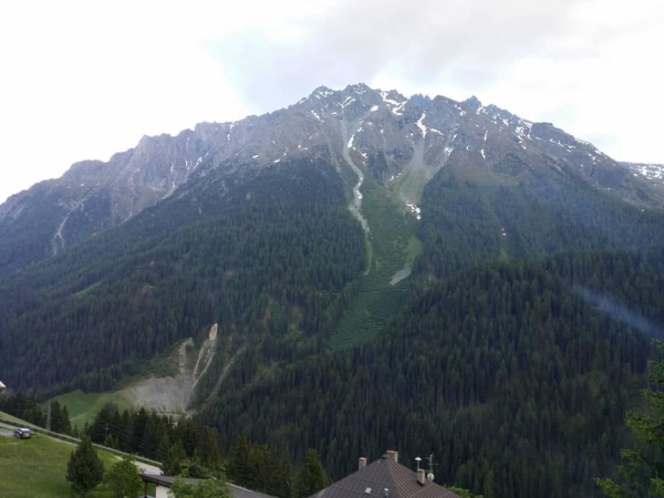 Ausblick vom Balkon Gasthof Alpenrose
