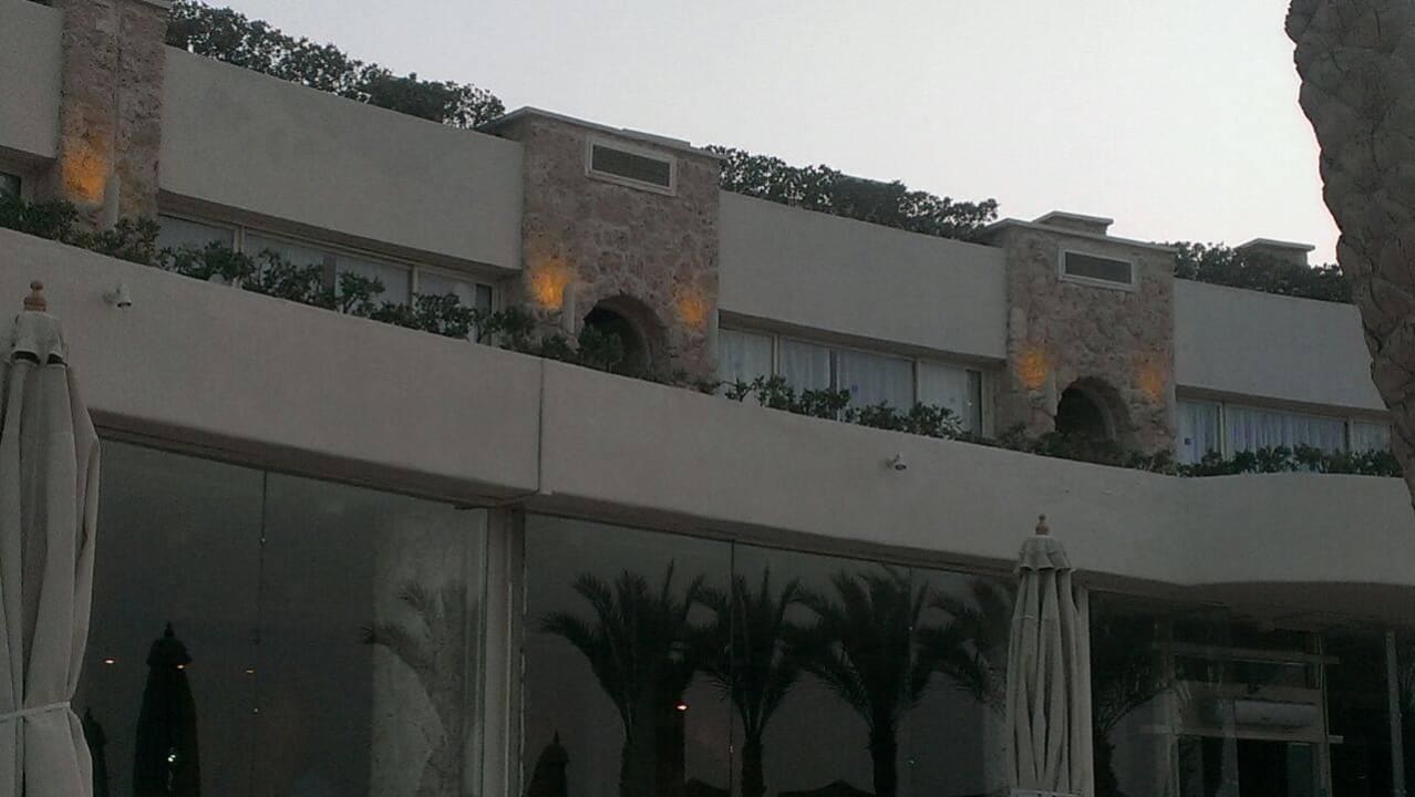 Zimmer Gebäude 1 vom Restaurant aus Pickalbatros Citadel Resort