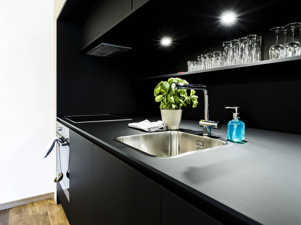 Küche alpen select apartments Kleinwalsertal