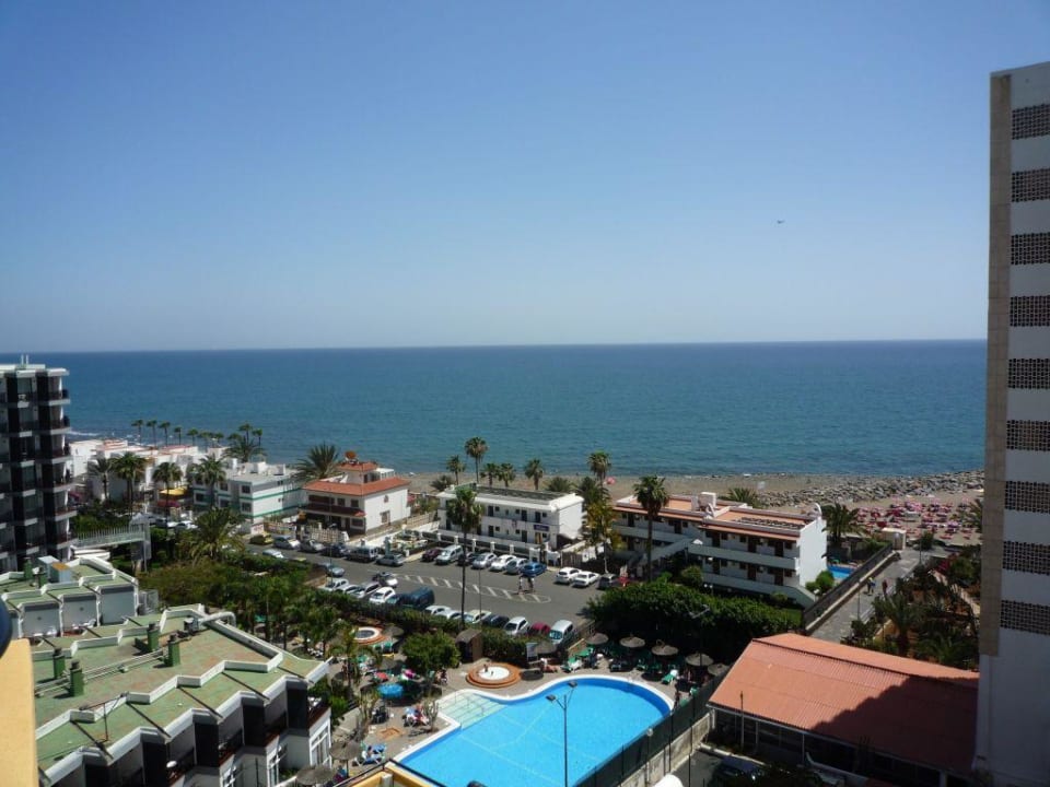 Blick vom Zimmer allsun Hotel Lucana