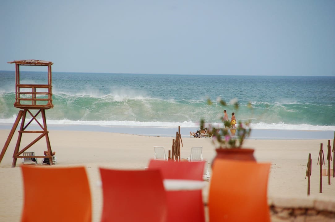 Ausblick von der Strand Bar Occidental Boa Vista Beach