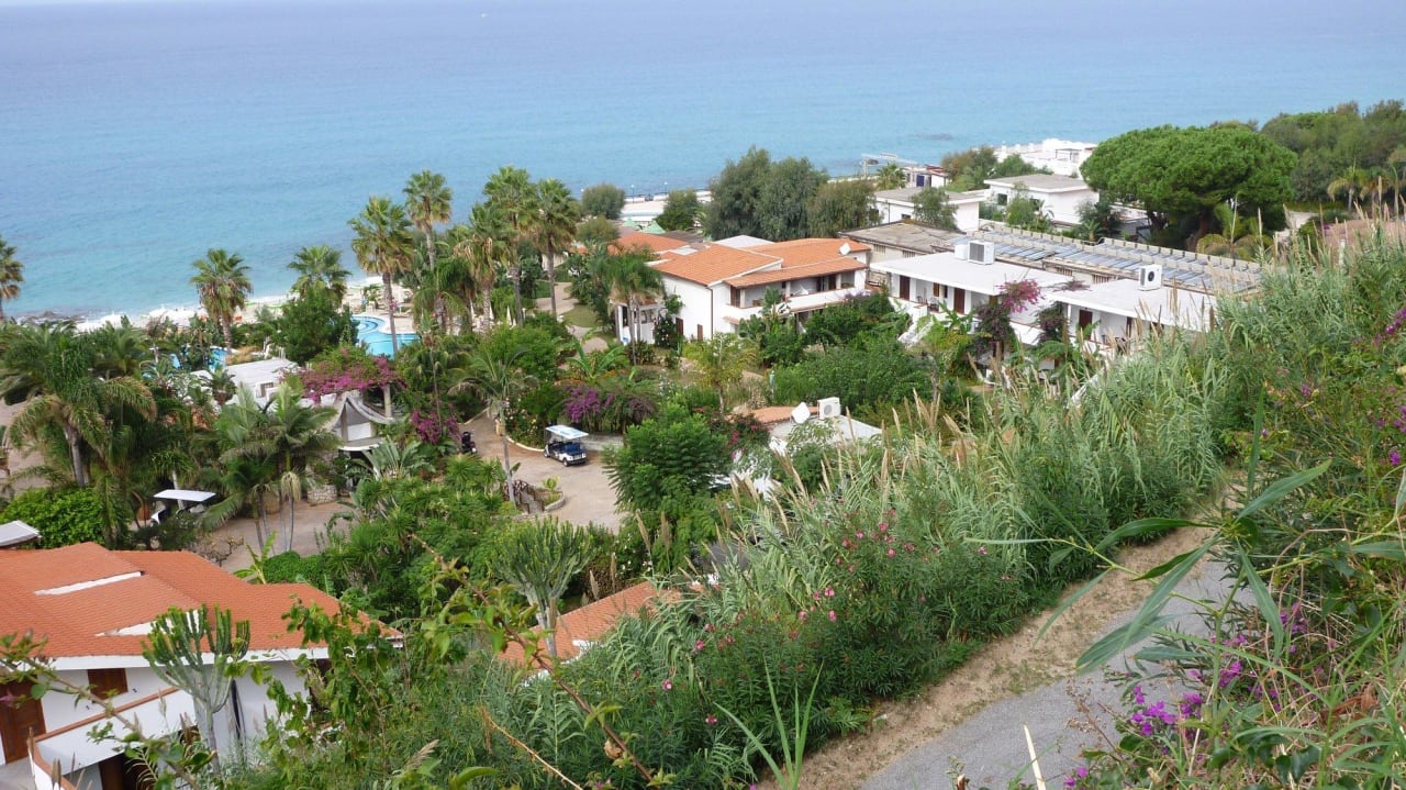Blick von oben Hotel Villaggio Il Gabbiano