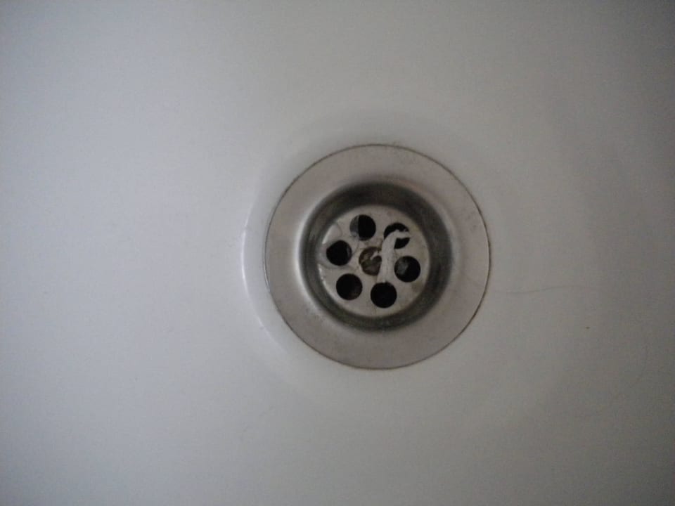 Abfluss in der Dusche Pension Barbara