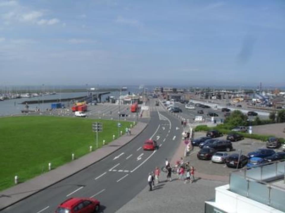 Ausblick vom Balkon Richtung Fähren Hotel Fährhaus