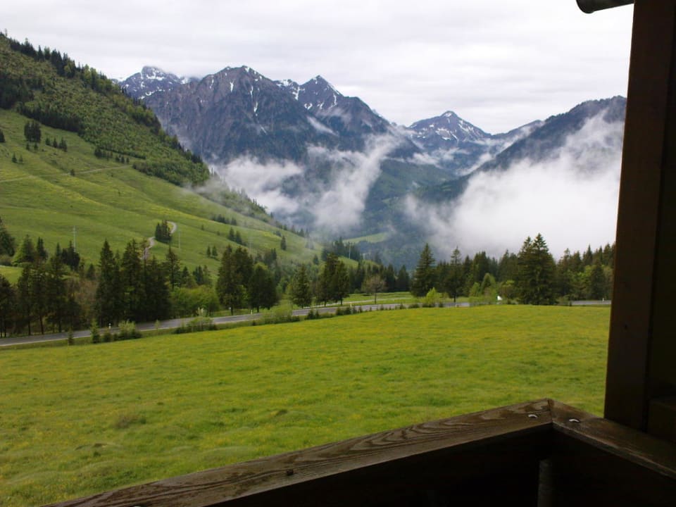 Ausblick vom Zimmer 206 Komfort-Einzelzimmer Oberjoch - Familux Resort
