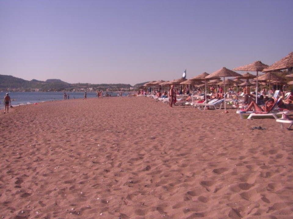 Blick nach Faliraki Hotel Calypso Beach