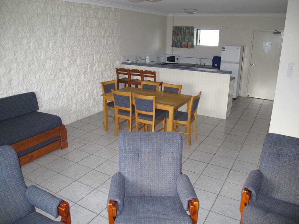 Wohnzimmer & Küche Hotel Eurong Beach Resort