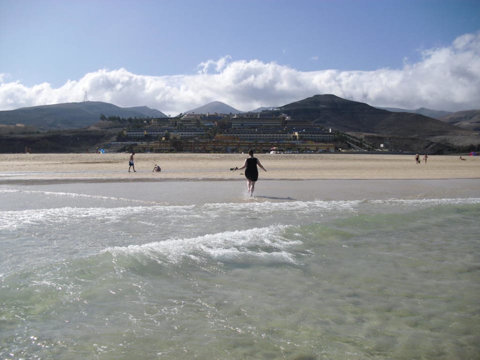 Blick vom Strand Richtung Hotel Occidental Jandía Playa