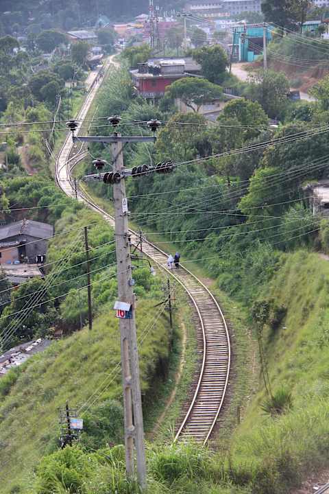 Vom Balkon Olympus Plaza Hotel