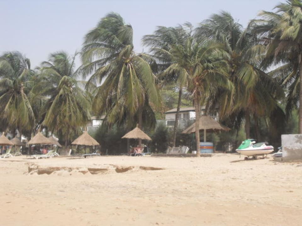 Vue de la plage Hotel Royal Sally