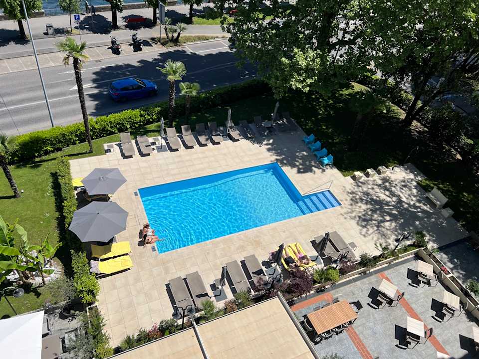 Ausblick H4 Hotel Arcadia Locarno